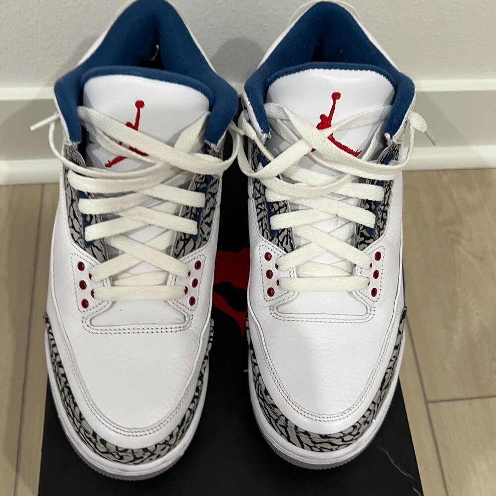Nike Air Jordan 3 Retro OG True Blue mens sneakers